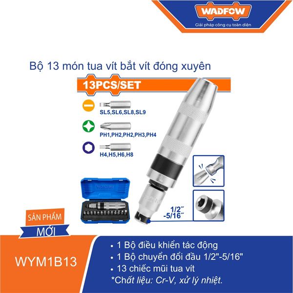  Bộ 13 món tua vít đóng WADFOW WYM1B13 