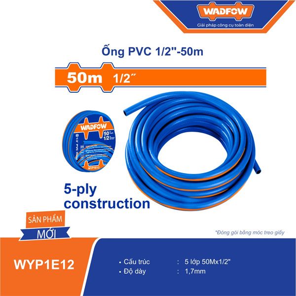  Ống PVC 1/2 inch dài 50m WADFOW WYP1E12 