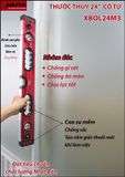  Thước thủy có từ, hình X 60cm Akita XBOL24M3 