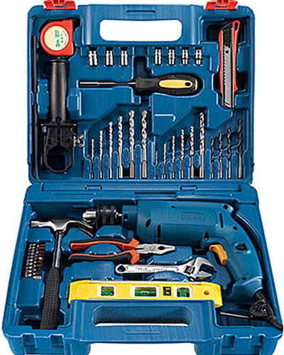  Bộ máy khoan động lực Dongcheng Z1J-FF04-13 kèm 100 món dụng cụ 