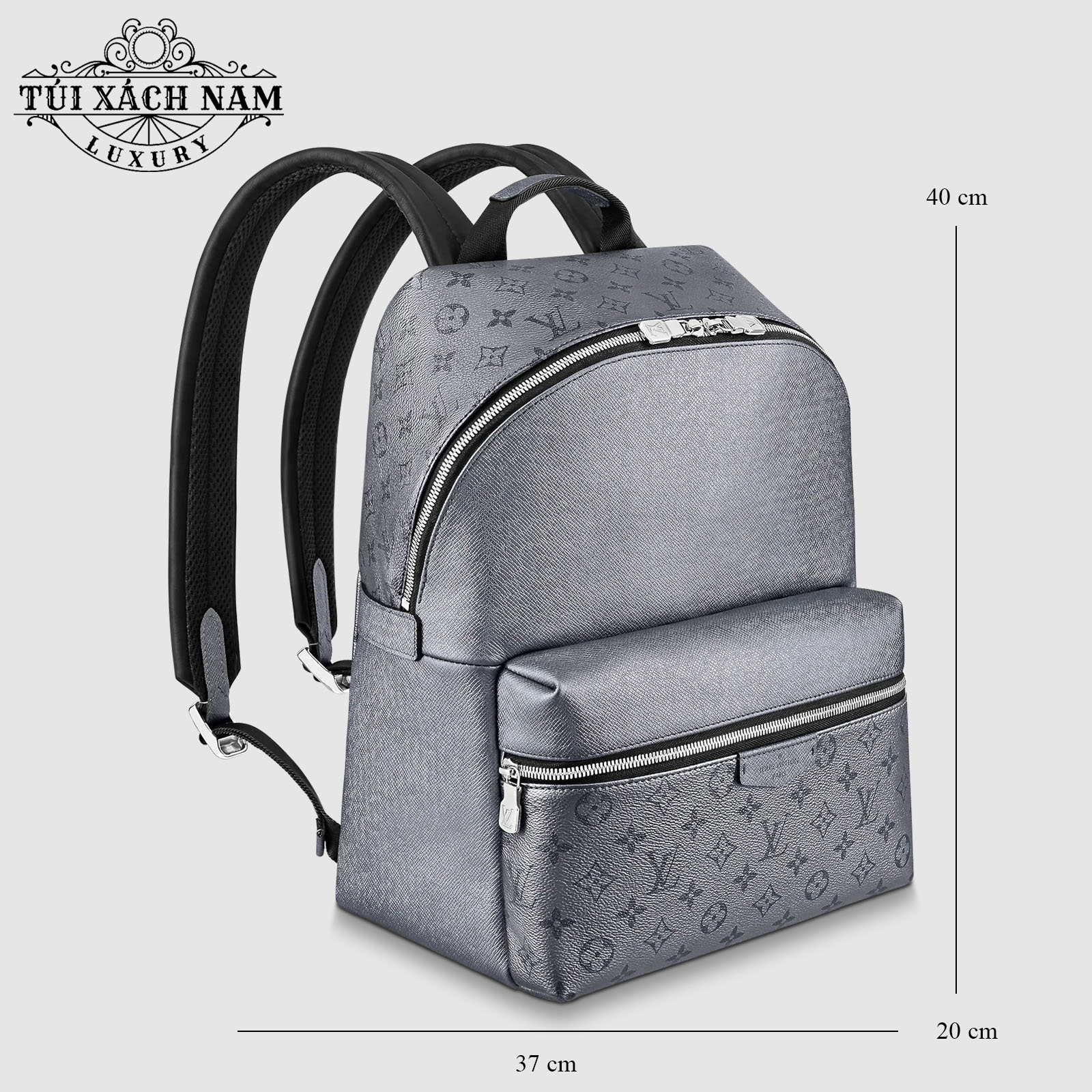 Ba Lô LV Discovery Backpack PM đen 40cm best quality