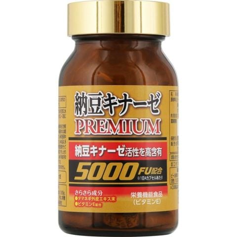 Viên uống ngừa đột quỵ, tai biến cao cấp Nattokinase Premium 5000FU Nhật Bản