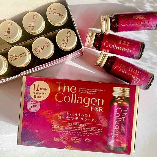 Nước Uống Collagen Shiseido EXR | Hộp 10 Lọ x 50mlNước uống The Collagen  EXR Shiseido – Heartmy