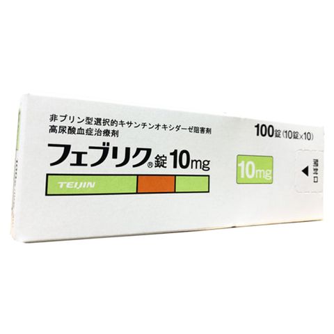 Viên uống trị gout Feburic Tablet - 10mg - 100 viên