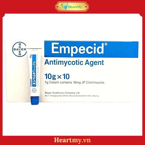 Kem Trị Nấm Âm Đạo Empecid 1% Bayer 10g Nhật