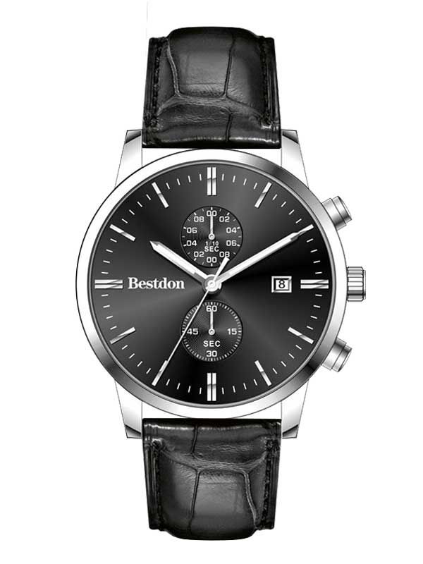 ĐỒNG HỒ BESTDON BD5522GPB Nam  Máy Quartz (Pin)  Kính cứng size 43mm 5ATM