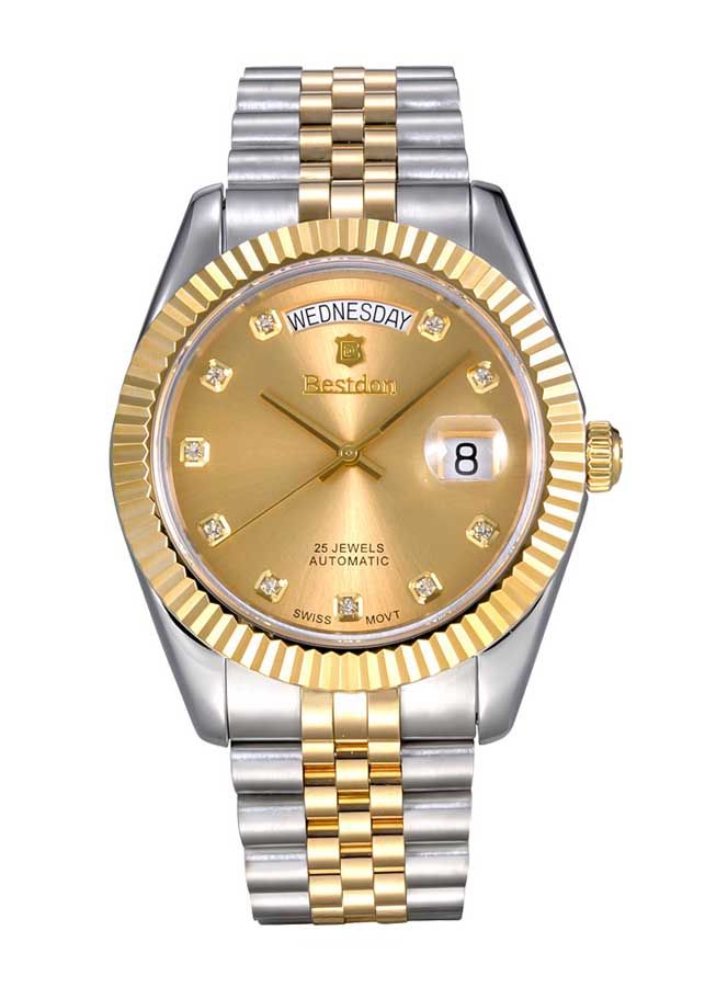 ĐỒNG HỒ BESTDON BD7756GVGG Nam Máy Automatic Kính sapphire Size 41mm 5ATM