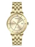  ĐỒNG HỒ TOPHILL TA037G.S2952 Nam Máy Quartz(pin) Kính sapphire Size 40mm 5ATM 
