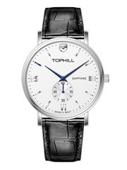 ĐỒNG HỒ TOPHILL TA057G.PB1297 Nam máy quartz kính sapphire size 38mm 3ATM