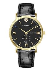 ĐỒNG HỒ TOPHILL TA057G.PB2197 Nam máy quartz kính sapphire size 38mm 3ATM