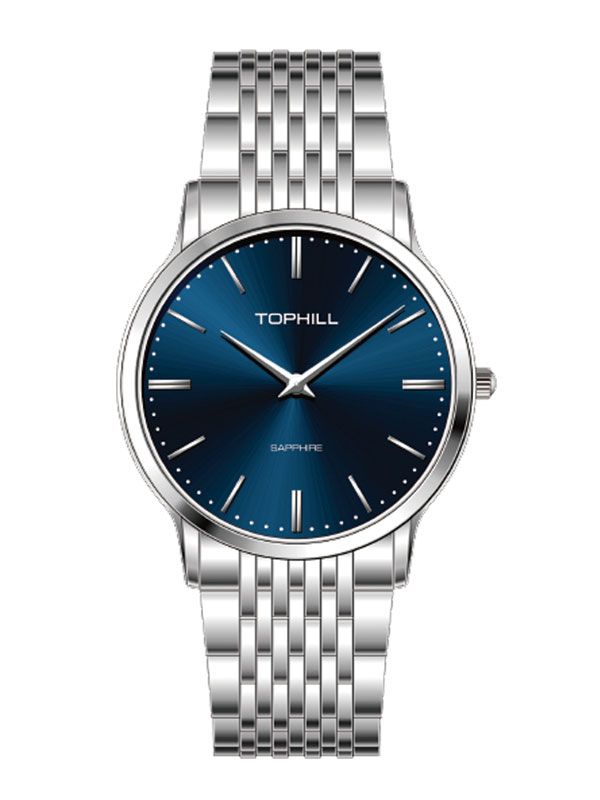 ĐỒNG HỒ TOPHILL TA058G.S1352 Nam máy quartz kính sapphire size 39mm 3ATM