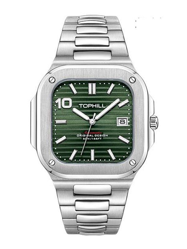 ĐỒNG HỒ TOPHILL TW089G.S1A08 Nam máy automatic kính sapphire size 37,5x39mm 5ATM