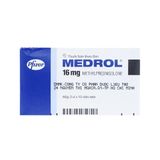  Thuốc Medrol 16mg Pfizer điều trị rối loạn nội tiết, kháng viêm, dị ứng (3 vỉ x 10 viên) 