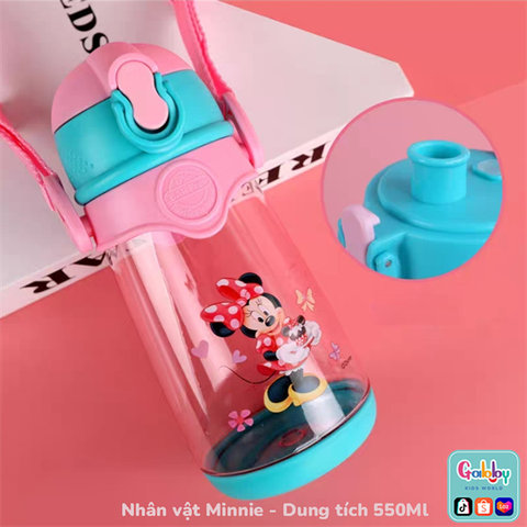 Bình nước uống trực tiếp Disney 550ml