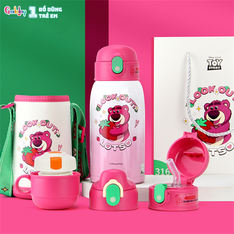 BÌNH GIỮ NHIỆT THAY NẮP (3 NẮP) DISNEY 650ML