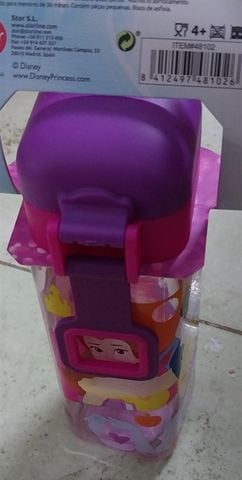 BÌNH NƯỚC DISNEY NÚT BẤM 550ML