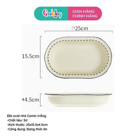 DĨA OVAL COMIC
