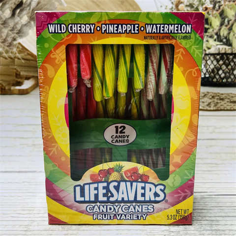 Hộp Kẹo Nến Gậy Candy Canes 12 Cây