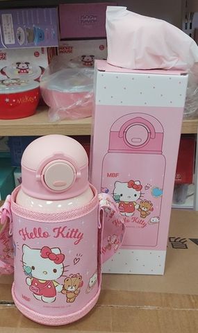 BÌNH NƯỚC SANRIO GIỮ NHIỆT THAY NẮP 500ML