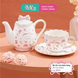 Bộ Ấm Trà Sứ