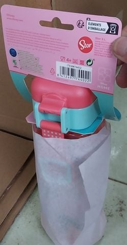 BÌNH NƯỚC DISNEY NÚT BẤM 550ML