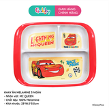 KHAY ĂN 3 NGĂN Melamin VUÔNG