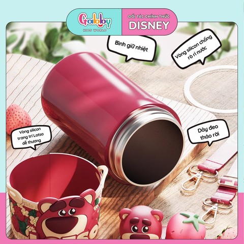 BÌNH NƯỚC GIỮ NHIỆT DISNEY 2IN1 3D