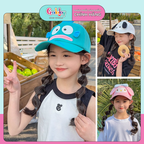 NÓN KẾT 3D CÓ TAI SANRIO