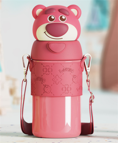 BÌNH GIỮ NHIỆT 3D DÂY ĐEO 560ML