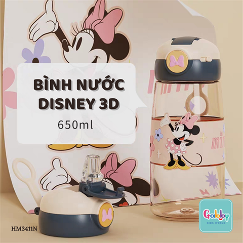 BÌNH NƯỚC DISNEY 3D 650ML