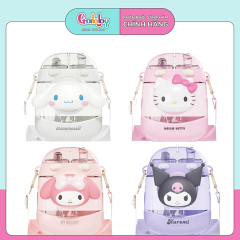 BÌNH NƯỚC SANRIO 2IN1 1000ML