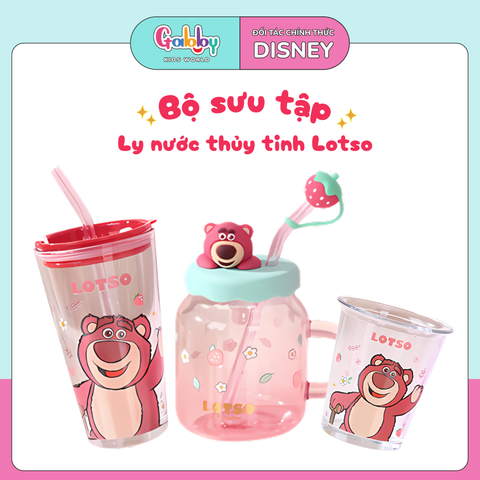 LY THỦY TINH CÓ NẮP 3D DISNEY