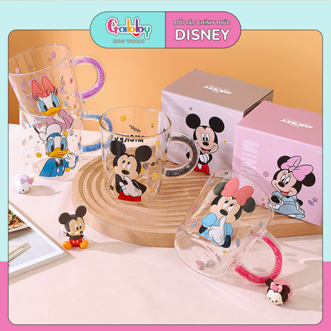 LY NƯỚC THỦY TINH QUAI CẦM DISNEY