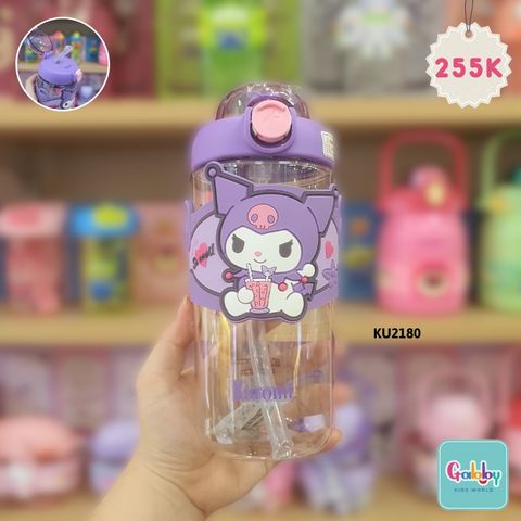 BÌNH NƯỚC DISNEY DÂY ĐEO 650ML - KUROMI