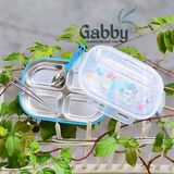 Hộp Cơm Kèm Muỗng Đũa Disney