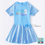 Bộ Đồ bơi liền Tay ngắn Váy Kim tuyến SF220313