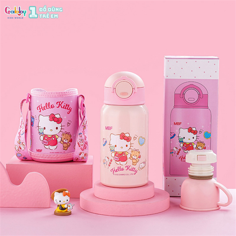 BÌNH NƯỚC SANRIO GIỮ NHIỆT THAY NẮP 500ML