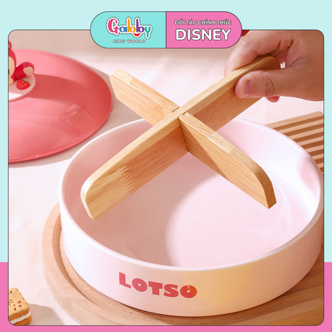 KHAY SỨ TRÒN CÓ NẮP 3D DISNEY