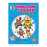 Hình Dán Sticker - Bé Tập Tô Màu