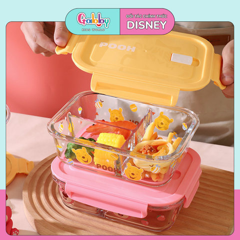 HỘP CƠM THỦY TINH DISNEY 3 NGĂN