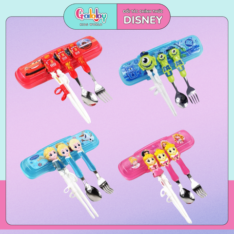 Bộ Muỗng Đũa Nĩa & Hộp DISNEY