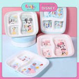 KHAY ĂN 3 NGĂN Melamin VUÔNG