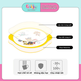Khay Ăn Melamine Paw Patrol 3 Ngăn Chữ Nhật Thẳng
