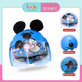 Nón Bảo Hiểm Mickey Có Kính