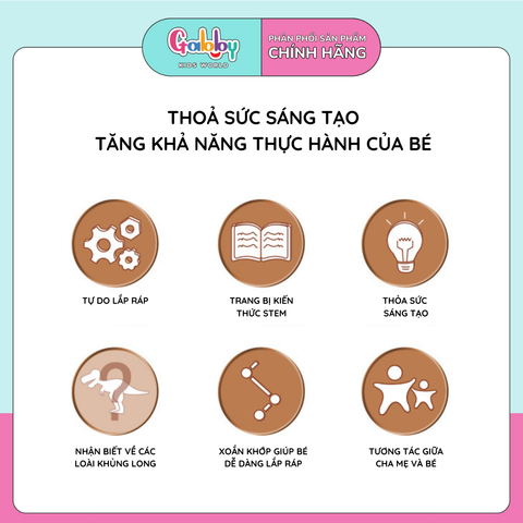 KHỦNG LONG LẮP GHÉP
