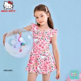 Bộ đồ Bơi liền Tay ngắn Bèo Nhún SP210411B