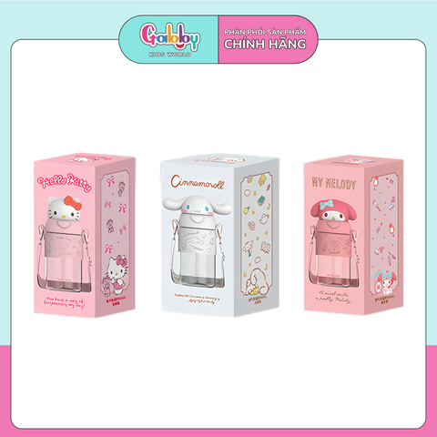 Bình Nước Sanrio Dây Đeo 3D 620ML