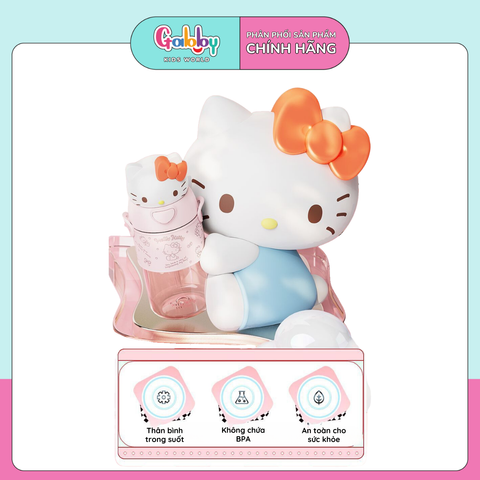 Bình Nước Sanrio Dây Đeo 3D 620ML