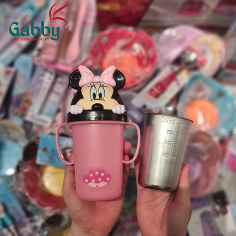 Bình Tập Uống DISNEY Inox/PP 300ML