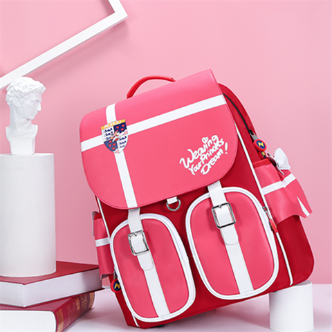 Balo Đi Học Waving Your Princess Dream Đỏ NHB360SR
